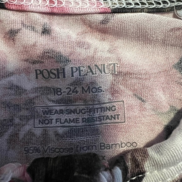 Posh Peanut ruffled footie- Rima - Picture 3 of 4